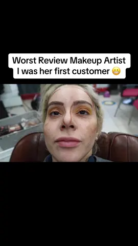 #worstreviewedmakeupartist tells me i was her first customer! *Nail biting 😬#worstreviewedmakeupartist #worstreviewedmakeup #worstreviewed #worstreviewedmakeupsalon #makeupmemes #worstreviewedhair #badreviews #funnyvideos #badmakeupartist #memehub #worstmakeupever #badmakeup #worstmakeupartist #worstreviewednailsalon #worstmakeup #mememakeuplooks 