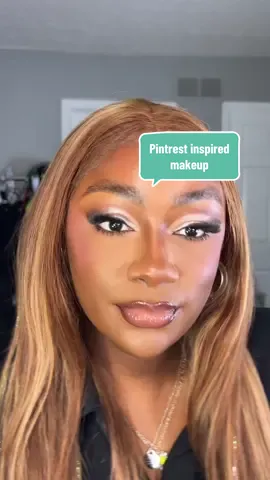 It’s giving disco queen 💃🏾🪩 #eyeshadowtutorial #pintrestinspiredmakeup #softglammakeuplook #greenscreen 
