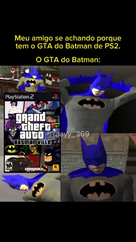 Meu amigo se achando porque tem o GTA do Batman de PS2. 🎮🦇 #Batman #gta #game #ps2 #meme #memes #tiktok #memetiktok #memestiktok #tiktokmeme #tiktokmemes #memesbrasil #memesbr #viral #viraltiktok #viralvideo #viralmeme #humor #humortiktok #humorbrasil #humorbr #shitpost #shitposts #shitpostbrasil #shitpostbr #foryou #foryoupage #fypage #fyp #fypシ #fy #funny #fypシ゚viral 