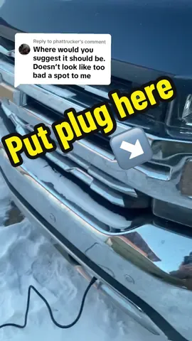 Replying to @phattrucker #farmtok #rurallife #cold #plugin #stupid #chevysilverado #dumbdesign #30below #trucken #truckers #easyfix #kenworth 