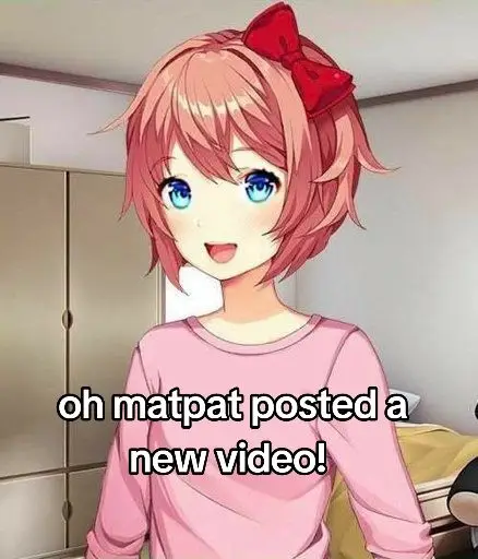 make me scared for when this happens or mark, flamingo, kubz scouts, and Cory :( #sayori #ddlc #matpat #goodbyeinternet 