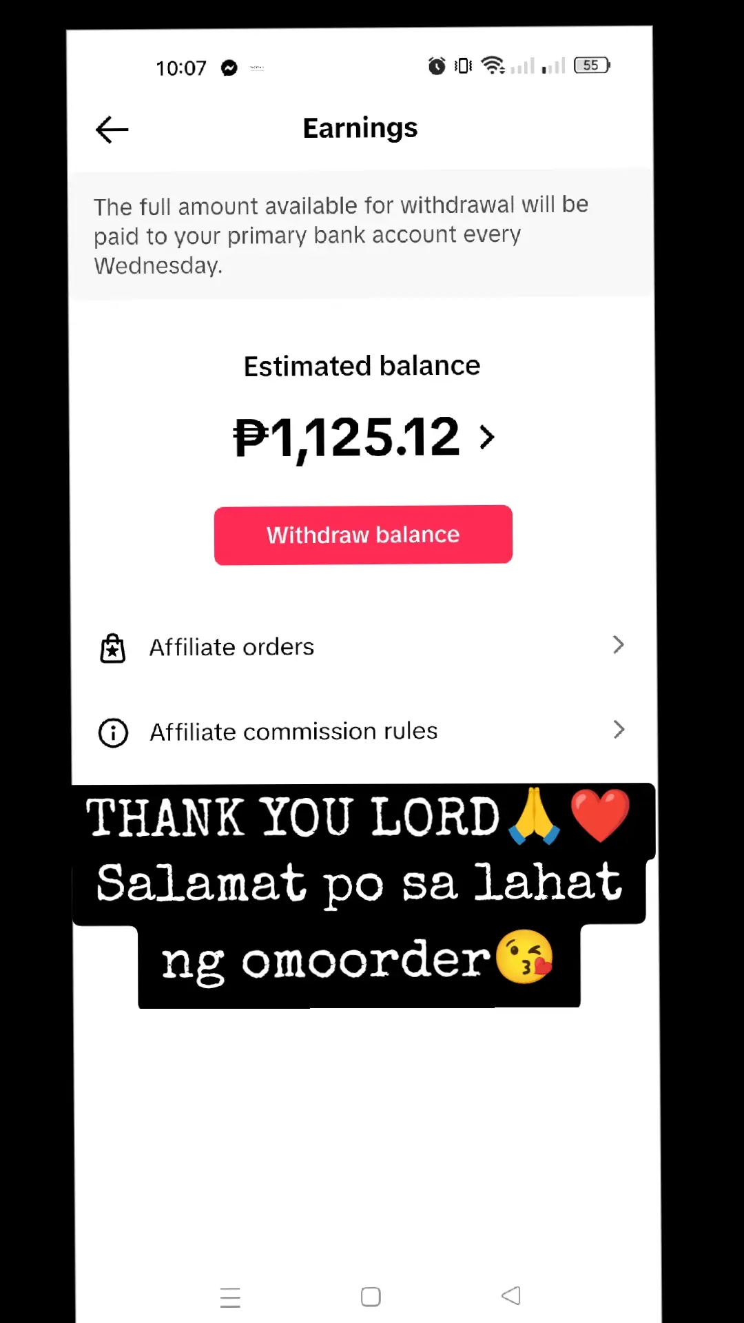 Thank you LORD sa lahat ng Blessings🙏❤️ Thank you din po sa mga omoorder 🥰 Not to brag but to inspire❤️