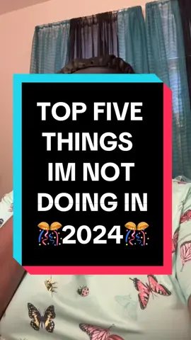 TOP 5 Things Im NOT DOING THIS YEAR! I can be a boss and not be the HEAD OF MY HOUSE! This year will be a new bedinning! God is restoring the order in the home! #relatable #Top5 #List #christiantiktok #Godtok😇 #fyp 