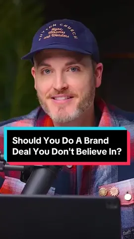 Should You Do A Brand Deal You Don't Believe In? #creatorspace #creatoreconomy #youtubetips 