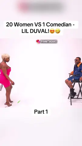 20 Women VS 1 Comedian - LIL DUVAL! 😍🤣 #foryou #foryoupage #smashorpass #blinddate #dating #fyp 