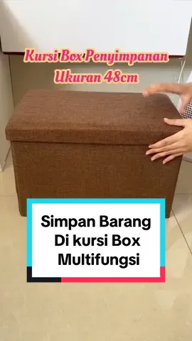 Nggak ada habisnya aku selalu sharing kalau kursi box ini bagus banget, beneran kokoh  #kursibox #storagebox #belanjaditiktoklagi 