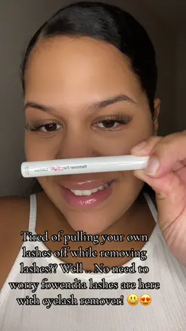 That was definitely satisfying how easy they came off after applying the remover!! What more do you want to see?? Are you Convinced yet 😱??? RUN GO GET YOURS.. #fowendia @Fowendia #lashremoval 