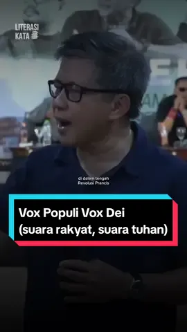 REVOLUSI PRANCIS PENANDA DEMOKRASI PERTAMA Vox Populi Vox Dei (Suara Rakyat, Suara Tuhan) Liberte (Kebebasan) Egalite (Kesetaraan) Fraternite (Persaudaraan) #revolusiprancis #sejarahprancis #sejarahrevolusiprancis #demokrasi #liberteegalitefraternite #louisxvi #voxpopulivoxdei #suararakyatsuaratuhan #rockygerungterbaru #rockygerung #literasikata #katamaknarasa #backtoiqra #bacaaja #rekomendasibuku #rekomendasibukusejarah #rekomendasibukusosialpolitik #bukusosialpolitik #forumakalsehat #diskusiakalsehat 