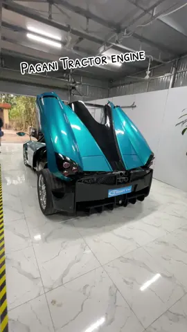 Pagani Huayra Tractor engine #DIY #trending #artist #nhettv #homemade #handmade #foryou #art 