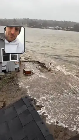 Replying to @•_• I’m all good! Will have another cottage update in a bit! #maine #storm #maineflooding #mainecheck 