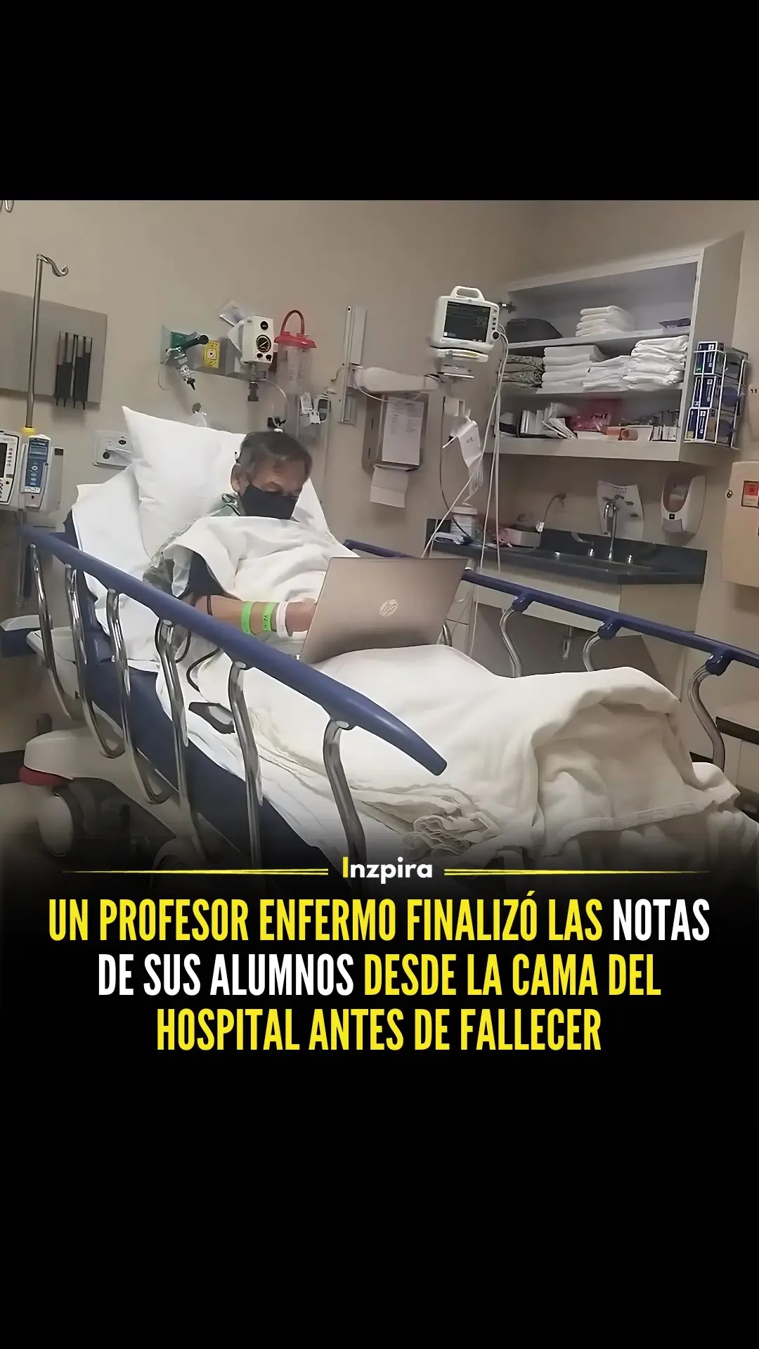 Sandra Venegas captó este conmovedor momento de su padre justo antes de sus últimos momentos en el hospital. A pesar de saber que se dirigía a urgencias, metió en la maleta su portátil y su cargador, demostrando así su dedicación como profesor. Trágicamente, falleció al día siguiente. En un sentido post, Sandra reconoce los esfuerzos a menudo no reconocidos de los profesores, incluso en medio de una pandemia y de luchas personales por la salud, destacando su compromiso inquebrantable. Foto: Sandra Venegas/Facebook . #motivacion #inspiracion #inspira #amor #cariño 