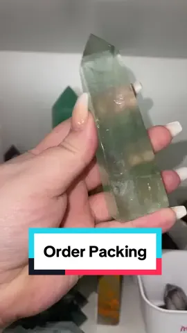 Thanks for your order! 🥰 #crystalorderpacking #orderpacking #crystalsales #crystaltok 