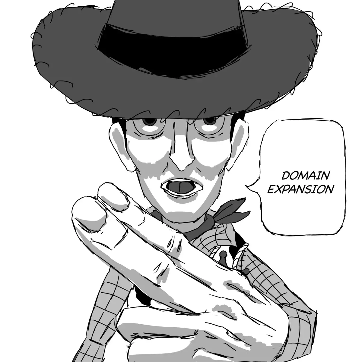 Woody’s Domain Expansion: Snakes in My Boots #jujutsukaisen #lobotomykaisen #domainexpanison 