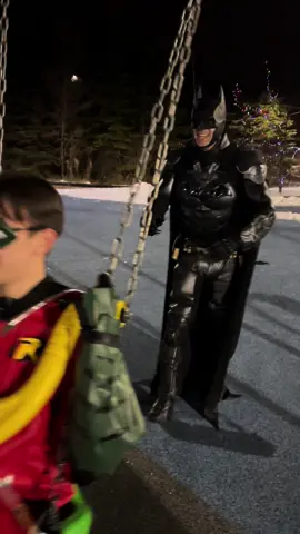 Batman trying to make up for lost time #batman #dicgrayson family time 