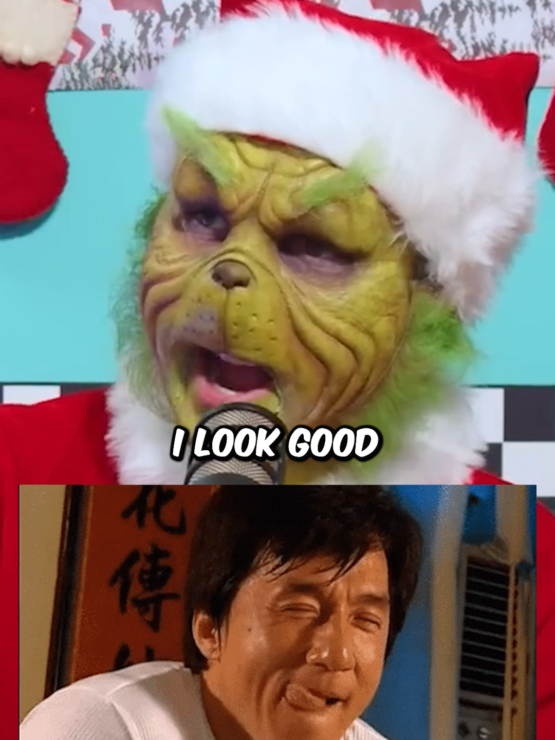 Tara Yummy was so SCARED of the grinch 😂 #fyp #dropoutspodcast #grinch