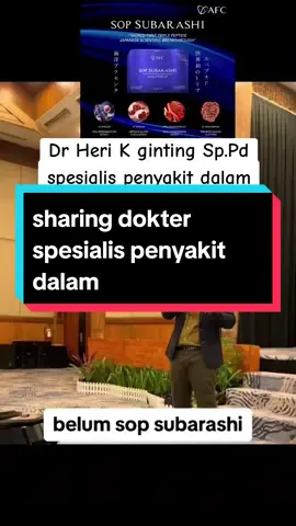 sharing dr. heri ginting spesialis penyakit dalam . . . #jantung #diabet #stroke #produkjepang #farmasijepang #afcjepang #afcjepang #subarashi #utsukushhii #produkafc #afcsolo #afcjogja #afcmadiun #fyp 