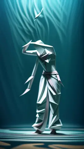 Change the angle 📐📄 #origami #dancebattle #animation 