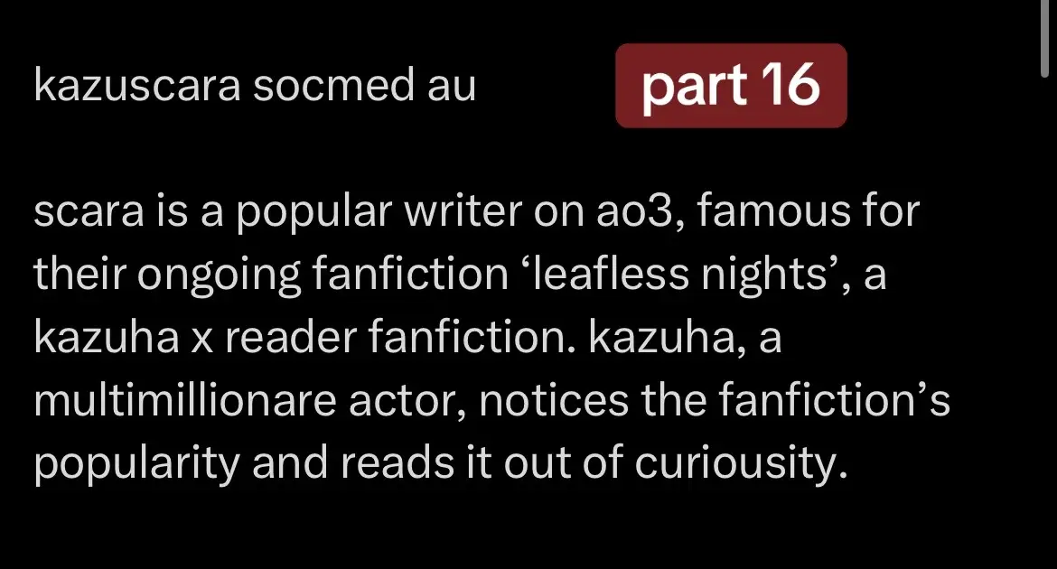 #KAZUSCARA || yall are gonna hate me  || twitter/ao3: kanteeng #kazuha  #kaedeharakazuha  #scaramouche  #scara  #wanderer #kunikuzushi #genshin  #GenshinImpact  #genshinimpact42  #childe  #tartaglia  #lasignora  #ayaka  #kamisatoayaka  #yoimiya  #heizou  #shikanoinheizou  #writer  #actor  #au  #alternateuniverse  #ao3  #twitter  #fanfiction  #writing  #genshinships  #ooc 