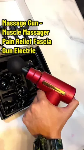 Massage Gun Muscle Massager Pain Relief Fascia Gun Electric Full Body Massager Deep Tissue Percussion pengurut otot tisu dalam dengan 6kelajuan pengurut badan pegang tangan Protable Muscle Massage Fitness Device  Black  Green Relaxation#massagegun #massagegunviral #massagegunmurah #mesinurut #urutmurah 