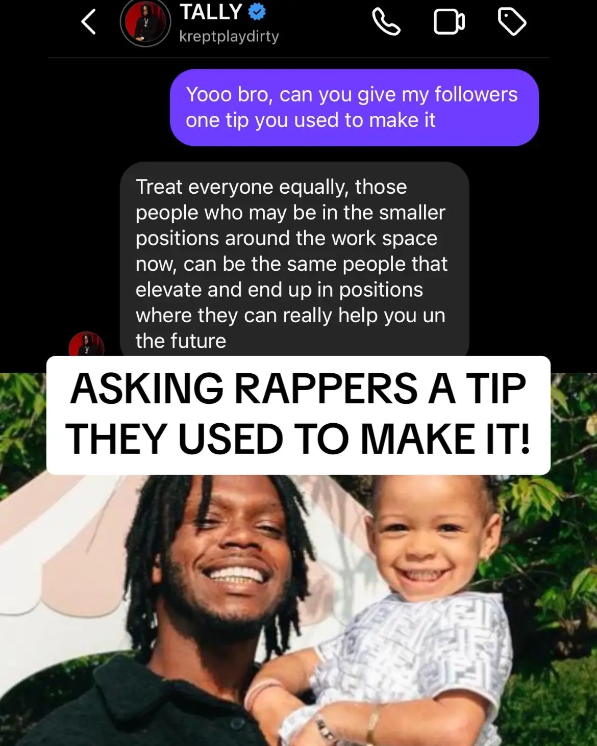 I know so many aspiring people on my feed, hungry people! So I asked some successful rappers in the music scene one tip they used to make it. Shoutout @risingballers for the idea  #ukmusic #ukmusicscene #ukrap #rappers #music #advice 