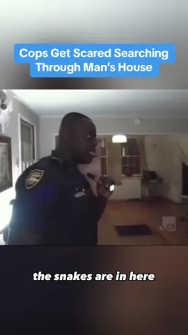 Cops Get Scared Searching Through Man’s House #cops #police 