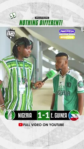 Watch Dani's FULL INTERVIEW ON YOUTUBE - LINK IN BIO 📺 🗣 🔥  #naijafootball #tiktoknigeria #afcon #afcon2023 #afcon2024 #ourafcon #naijatiktok #PremierLeague #levelupafrica #africanfootball Nigeria 1-1 EQUATORIAL Guinea highlights