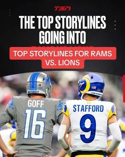 The biggest storylines heading into the Rams vs. Lions!👀