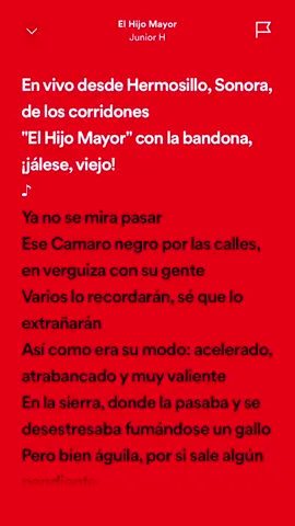 El hijo mayor #juniorh #elhijomayor #corridos #corridoschingones #parati #corridostumbados #spotify #regionalmexicano 