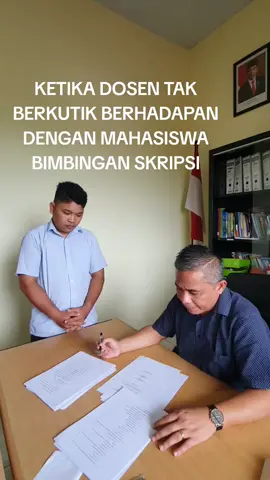 ketika dosen tak berkutik dengan mahasiswa bimbingan skripsi #mahasiswa #skripsi #dospen #profosal #skriptor #kampus #medan #fyp #sukadukabimbingan #stp #bonaventura #bimbingan 