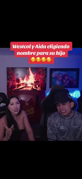 Westcol y Aida eligiendo nombre para su hujo🥰 #WESTCOL #aidamerlano #westcol #westcolclips #kick #kickclips #viraltiktok #viral #fyp #parati 