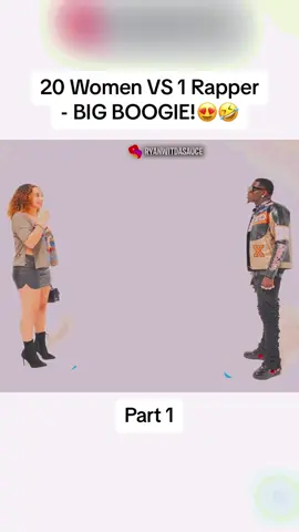 20 Women VS 1 Rapper - BIG BOOGIE! 😍🤣 #foryou #foryoupage #blinddate #dating #fyp 