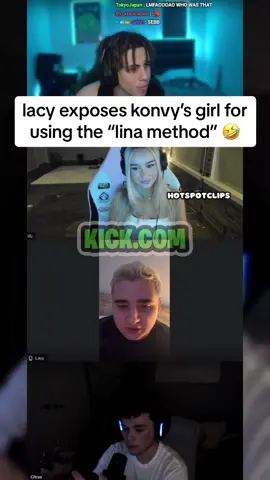 lacy exposes konvy’s girl for using the “lina method” 🤣 || #konvy #lacy #citrus #kickstreaming 