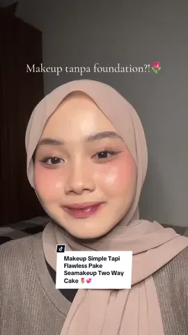 Apa boleh cuma pake two way cake tapi se FLAWLESS INII?? Cocok nih buat kalian yg butuh sat set! Sea Makeup two way cake ini berasa pake foundie full coverage + makeupan niat! Cobain deh!
