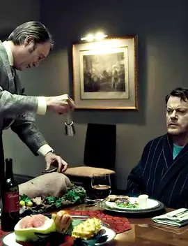 Part32: Which leg did Hannibal take first?#tiktok #fyp #fouryou #cook #tvshow #hanniballecter 