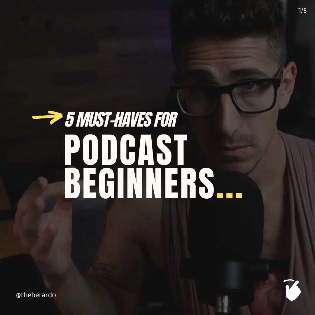 If you’re thinking about starting a podcast - get these 5 THINGS DOWN and you’re on the right track… #podcaster #podcasttips #podcastingforbeginners #contentcreatortips #content #makecontentsmarternotharder 