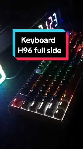 bàn phím cơ h96 full side #descksetup #xuhuong #banphimco #banphimgaming #duchuykeyboard #keyboard 