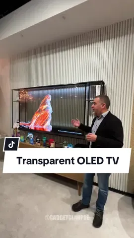 See Beyond the Screen! 📺✨ Immerse yourself in captivating visuals that appear like magic in your space with this Transparent 4K Wireless OLED TV. Elevate your home entertainment experience with this innovative, elegant masterpiece. Step into the future of TV technology. 🛒 LG Signature OLED T Follow @gadgetglimpse to discover more interesting products. #HomeEntertainment #SmartTV #SmartHome #HomeDecor #InteriorDesign