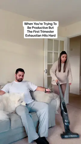 When It Hits, It Hits Hard 😂 #fyp #couple #pregnancymemes #firsttrimester #pregnancy #husbandandwife #couplestiktok 