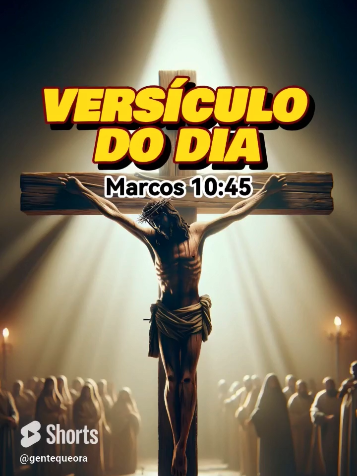 📖 Versículo da Bíblia Narrado_ Marcos 10_45!#short #shorts #shortsvideo