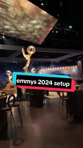 the stage is set for the emmys this year with many big names in film, tv and music all expected to be present #emmys2024 #emmys #tedlasso #sucsession #emmys #award #fyp 