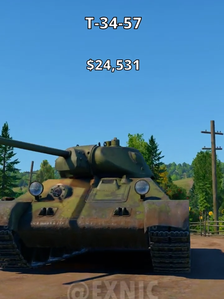 Soviet Tanks and How Much They Cost in WW2 #transition #transitions #warthunder #warthundervideo #tanks #tank #ww2 #wwII #fyp #fy #GamingOnTikTok