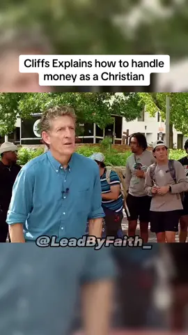 Cliffe explains how to handle money as a christian.  #christiantiktok #pastor #pastortalk #christiantalk #christiandebate #christianitytiktok #christ #bible #bibletalk 