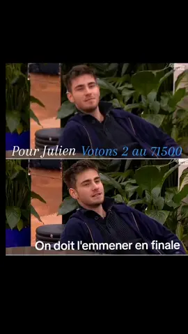 Ce soir, nous devons continuer à soutenir notre préféré Julien en envoyant 2 au 71500.  La demi-finale s'annonce intense entre Axel et Julien, nous ne lâcherons rien et nous allons l'emmener en finale comme il se doit et comme il le mérite. Julien est un jeune homme talentueux, un artiste qui nous donne des frissons à chaque fois qu'il commence à chanter, un jeune homme qui nous montre les émotions, son charisme, et il a une voix extraordinaire et Julien peut tout chanter.  Samedi soir il chantera au côté de Marc Lavoine, et a un duo avec Axel sur le titre 