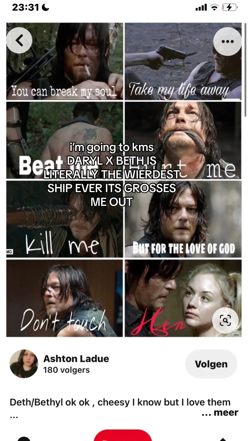 #DARYLDIXON II NO DONT EVEN THINK ABOUT IT II #fyp #edit #viral #twd #thewalkingdead 