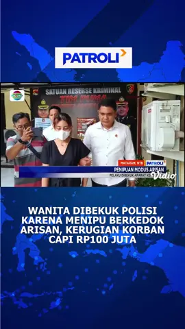 Kerja yang halal saja mba.. Jangan menipu orang  #polisi #penipuan #arisan #arisanbodong #NewsIndosiar #fokus #patroli #indosiar #berita #fypindonesia #fyp #tiktokberita #berita #beritatiktok 