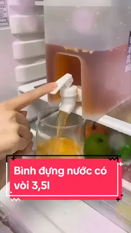 Bình đựng nước có vòi thể tích 3,5l để trong tủ lạnh #binhdungnuoccovoi #binhdungnuocdetrongtulanh #binhdungnuoc #dav_riview #ThanhThoiLuotTet 