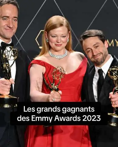 Un avis sur les lauréats ? 🏆👇 #emmys #jeremyallenwhite #kieranculkin #sarahsnook #jennifercoolidge #filmtok