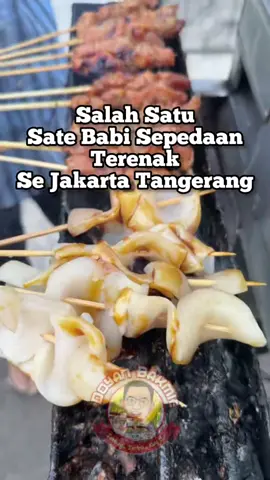 [SATE BABI SEPEDAAN TERENAK SE JKT TANGERANG] Highly recomended!!! Bukan yg digiling tp masi bentukkan daging tp empukkk banget Approved ama emak gw yg notabane gigi palsu semuanya yg sdh berumur 80thn Biasanya emak gw menderita krn keras Ini bs menikmati Pdhal yd dibungkus beda 1 jam pun masi tetap enak dan empuk . . 📌 Sate Babi Ko Cusmin 📍 Keliling kapling, karawaci 📲 Call Janjian 0812 89768214 ✅ Mengandung Babi (Haram buat Teman Muslim) ⏰ 10.00-17.00 👅 Taste Grade A . . #satebabi #kulinertangerang #doyanbakmietangerang #doyanbakmie #jeroan