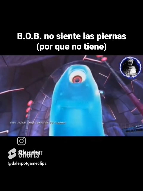 B.O.B. no siente las piernas (por que no tiene) #monstersvsaliens #monstruos #aliens #alien #nave