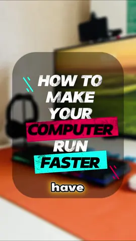 How to make your computer run faster  #pctips #techtok #pc #pcgaming 